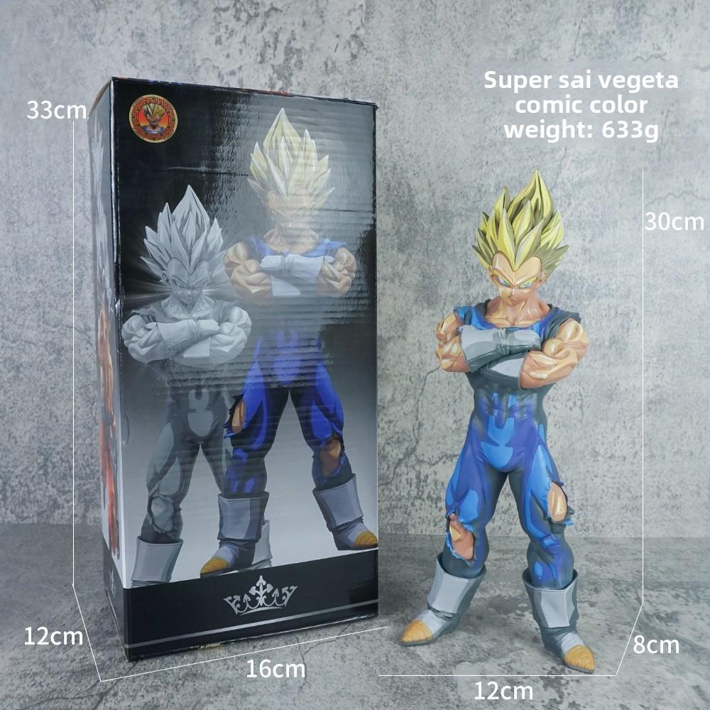 Фигурка Супер Сайян Веджета из Dragon Ball, ПВХ, с подставкой, для коллекционеров