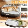 Gray Simples Thickened Runways Bed For Medium And Large Dogs Corgi Shiba Inu Four Seasons Dog Bed Pet Dog Supplies