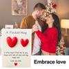 Pocket Hug Heart with Greeting Cards Long Distance Relationship Gift for Mom Wife Little Heart Pocket Hug Token for Valentine's Day Christmas Birthday
