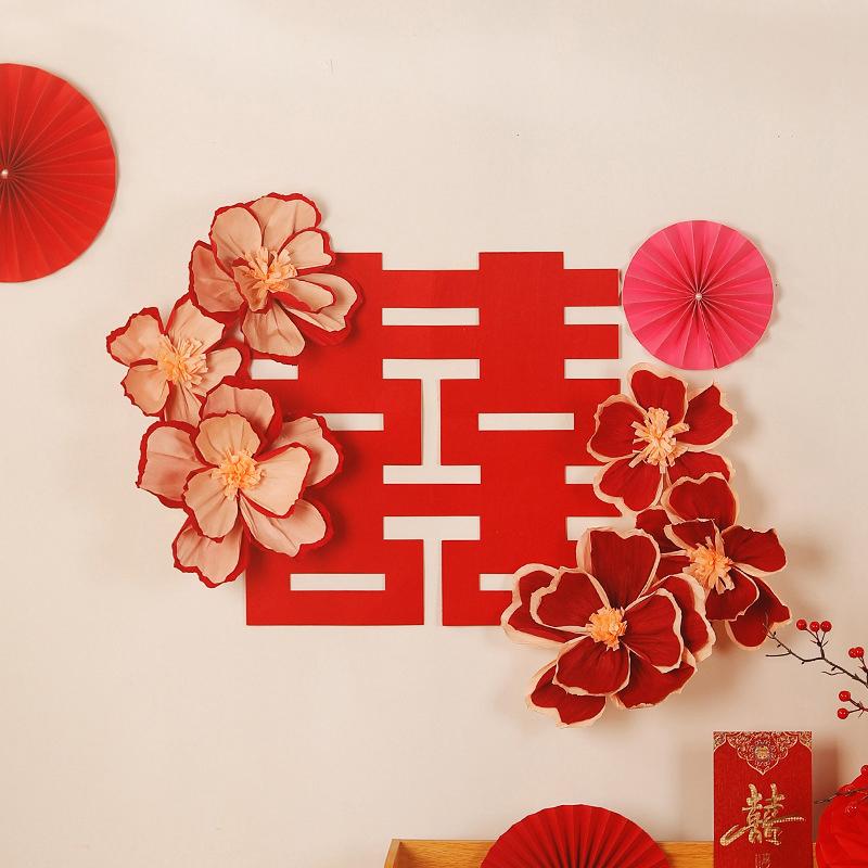 20/25/30 см Цветок из крепированной бумаги Легкий Многоцелевой Гофрированная бумага Цветок Стереоскопический Декор Цветка Товары для вечеринок