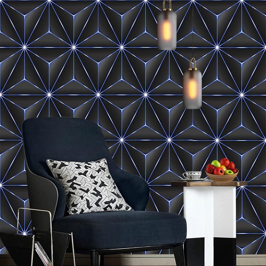 3D Geometry Pattern Peel and Stick Wallpaper Self Adhesive Contact Paper Removable Waterproof Wallpaper For Furniture Renovation