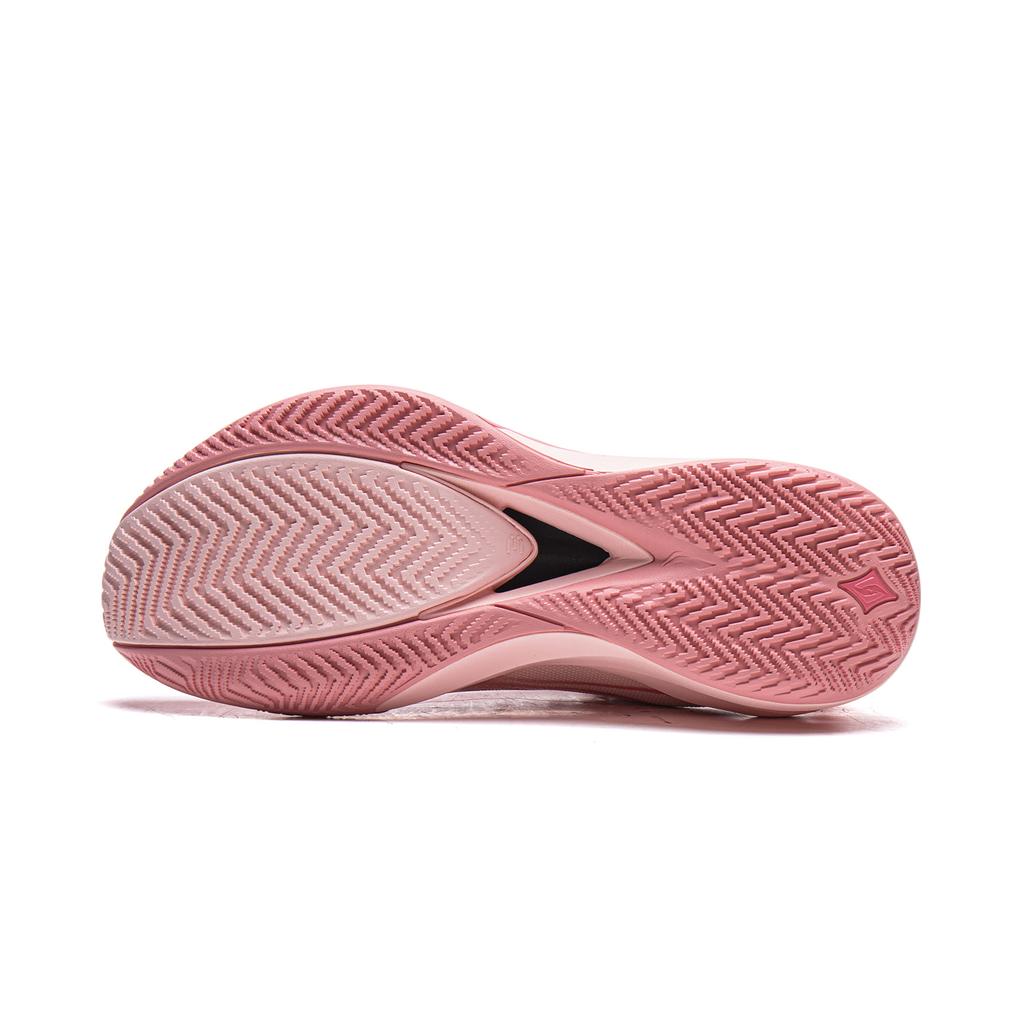 Li Ning Амортизирующие Скользкие Устойчивые к истиранию Дышащие Упругие Сцепление Низкие Баскетбольные Кроссовки Мужские Розовые ABAW007-2