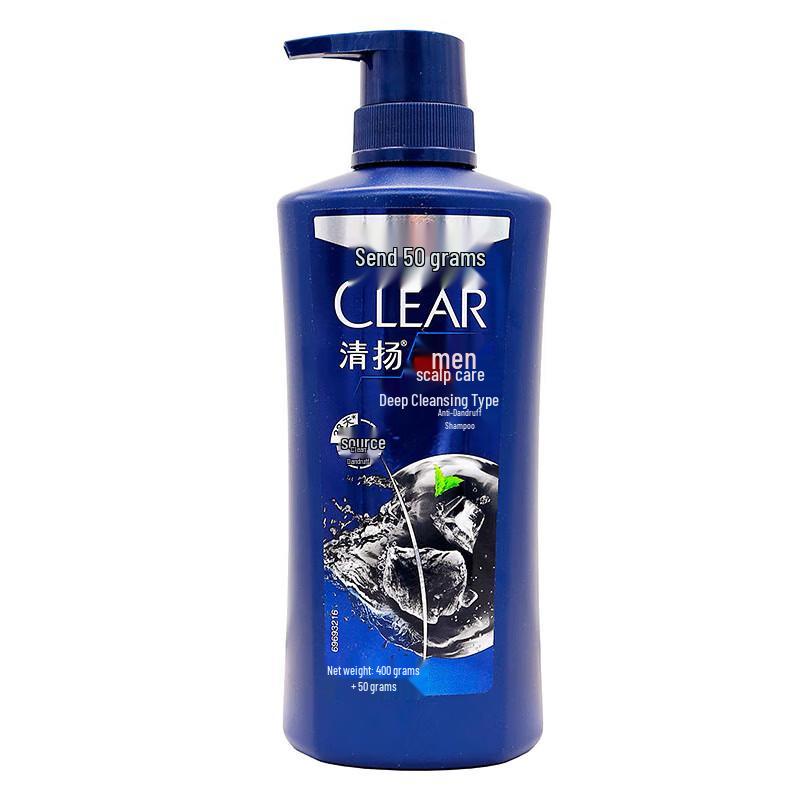 Шампунь Clear Men против перхоти Глубокое очищение 450 г