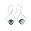 Moss Agate Gemstone925 Sterling Silver Stylish Jewelry Earrings For Wedding Gift EE-33-25
