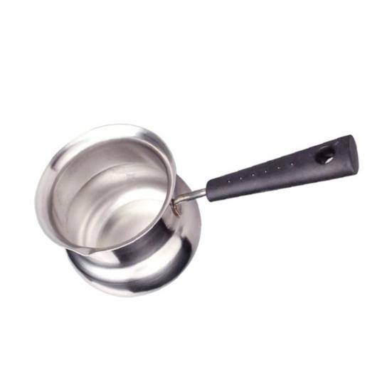 Кофеварка из нержавеющей стали Молочник с прохладной ручкой Маленький сотейник для растапливания масла и соусов Портативная эспрессо-машина для дома, ресторана, кафе