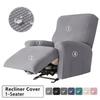 4 Pieces Split Recliner Sofa Cover Water Repellent Elastic Single Reclining Chair Covers Relax Armchair Slipcovers