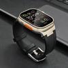 Мягкий силиконовый ремешок для Apple Watch Ultra 3 2 49 мм 46 мм 45 мм 44 мм Резиновый браслет для IWatch Серии 11 10 9 8 7 6 5 SE 3 2 Браслет