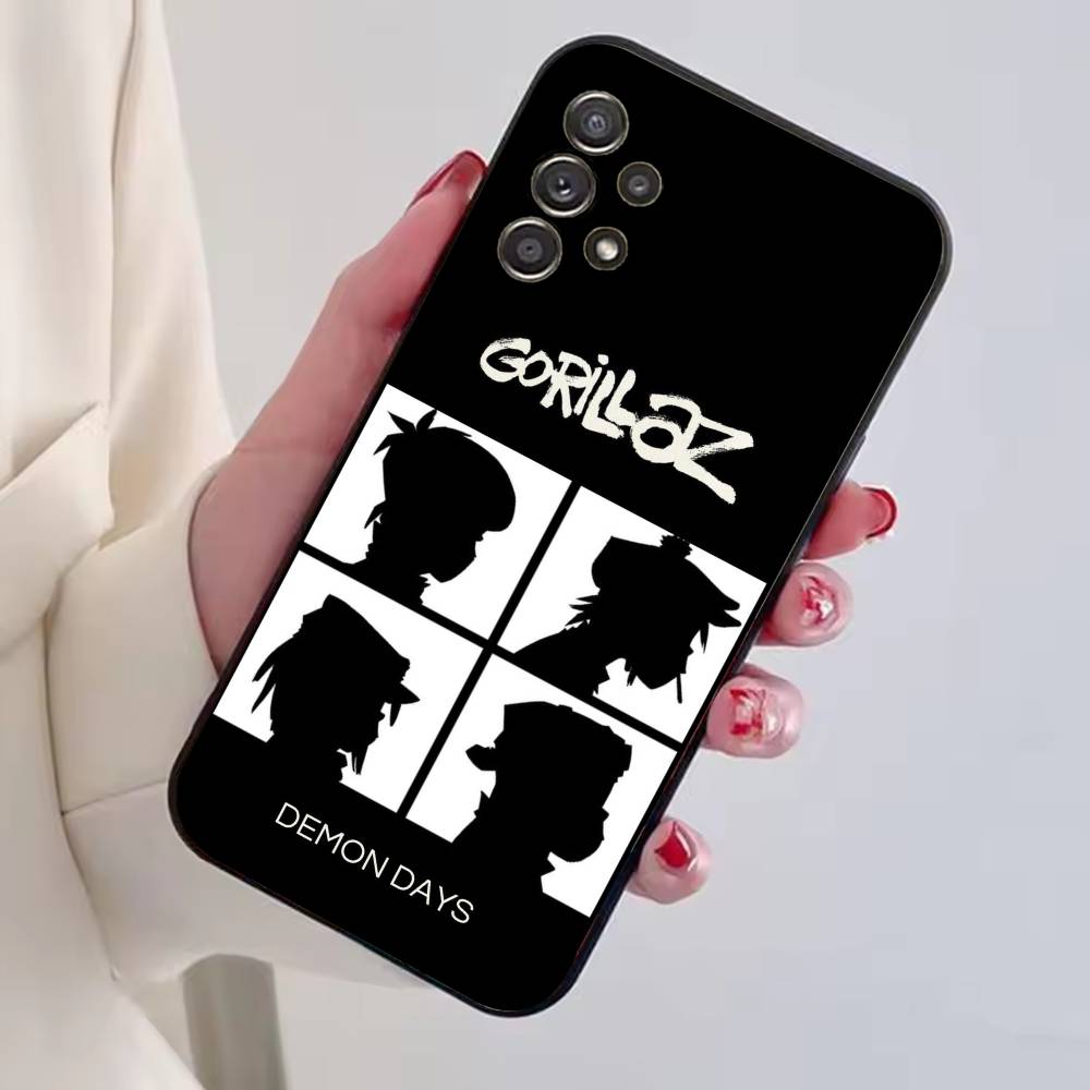 G-gorillaz Комикс рок-группа Чехол для телефона Для Samsung S25,S24,S21,S22,S23,S30,Ultra,S20,Plus,Fe,Мягкий силиконовый Черный чехол