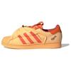 Originals Melting Sadness X  Superstar Leather Comfortable Versatile Durable Breathable Low-Top Sneakers Unisex Sneakers Orange ID9475