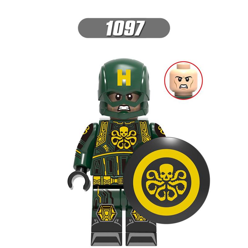 Строительные блоки Lego, игрушки серии «Капитан Америка», минифигурки, модель Стива Роджерса, образовательные игрушки