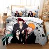 Мода Аниме 3D The Bleach Постельные комплекты Набор пододеяльника с наволочкой Двуспальный Полуторный Двуспальный Кинг Постельное белье Домашний текстиль