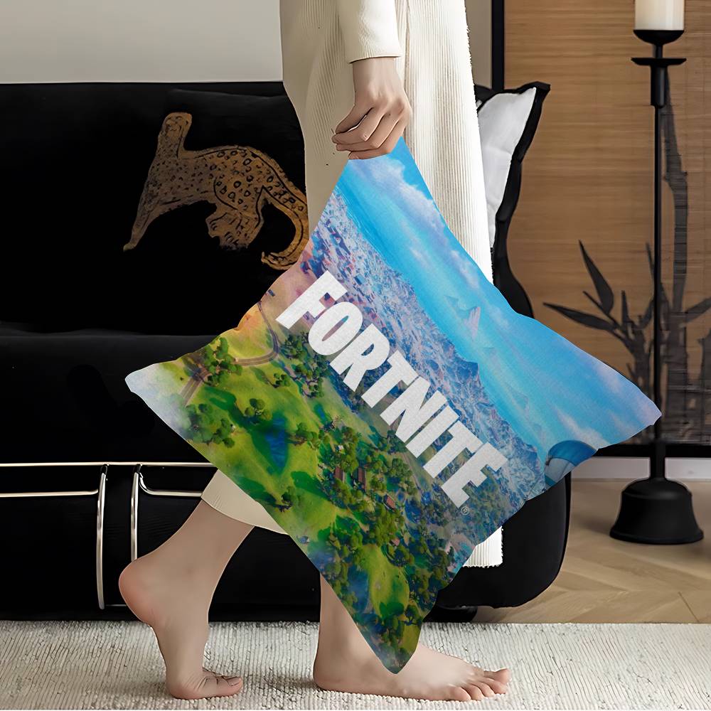 Cartoon Game FFortniteS Cushion Cover Inches Farmhouse Decor Home Throw Pillow Covers For Couch Decorations