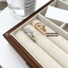 Элегантный европейский и американский набор колец-крестов X с полным бриллиантовым покрытием в парижском стиле для пар
