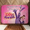 Cartoon K-Kate & M-Mim-Mim Floor Mat Soft Flannel Floor Mat  Suitable for Entryways, Living Rooms, Bedrooms, and Bathrooms