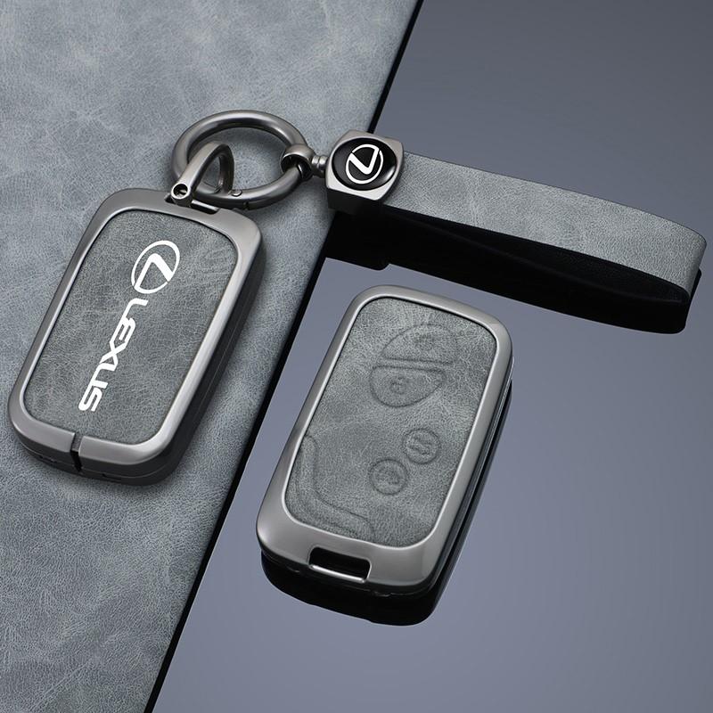 JBH4 Zinc Alloy Leather Car Key Case Cover Shell for Lexus IS250 IS300C RX270 CT200H 450h 460h GX400 GX460 ES240 ES350 LS460 GS300