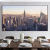 Нью-Йоркский пейзаж, холст, картина, современный постер и принты, большой размер, настенная картина для гостиной, домашний декор, без рамки