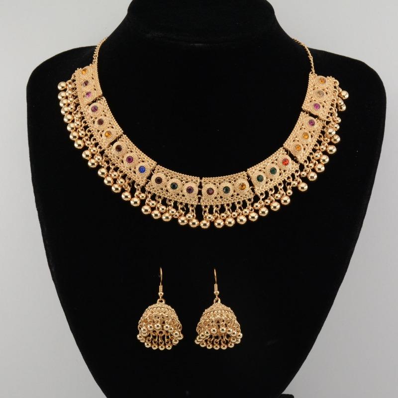 Персонализированные колокольчики, капли воды, серьги с бахромой, высококлассные ожерелья для ужина, геометрические ожерелья, модные костюмы, женщины