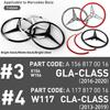Для Mercedes Benz AMG Класс X156 W156 2016-2020 CLA Класс W117 2013-2019 3D ABS Логотип Оригинальная Наклейка на Кузов Автомобиля Багажник Аксессуары