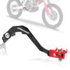 JFG Мотоциклетная педаль тормоза Honda CRF250L 13-19 CRF250RL 17-19 Рычаг педали тормоза Переворачиваемый Регулируемый Совместимый Заказные детали Алюминий Красный