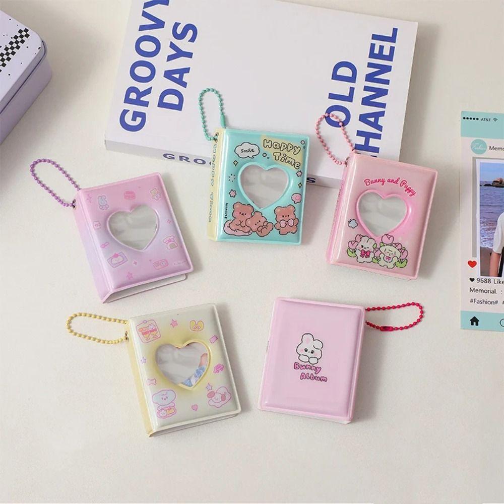 Hollow Mini Photo Album 2 Inch Photo Card Holder Mini Name Card Book