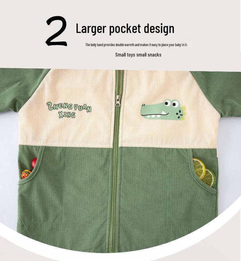 Детский комбинезон-пуховик среднего и большого размера - Водонепроницаемый, грязеотталкивающий, осенне-зимний, детский сад, верхняя одежда, фартук для мальчиков