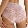 Women's High Waist Lace Panties Sexy Hollow Breathable Boxer Briefs Large Size Hip Lifting Underwear