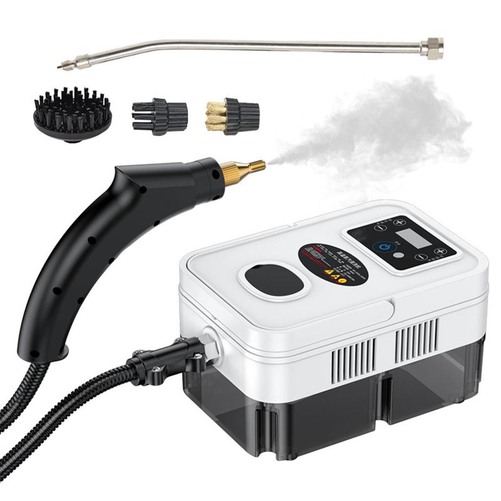 Handheld Multi-surface Steam Cleaner with 4pcs Accessories Touch Screen 6 Levels Adjustable 15s
