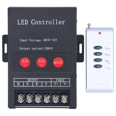 Контроллер светодиодов RGB PWM цифровой для проекта цветной светодиодной ленты с дистанционным управлением 5 В?12В?24V
