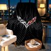 Chevrolet Corvette Print Blanket - Soft & Comfortable, for Bedroom, Travel, Sofa, Home Decoration - Birthday Christmas Gift for Friend