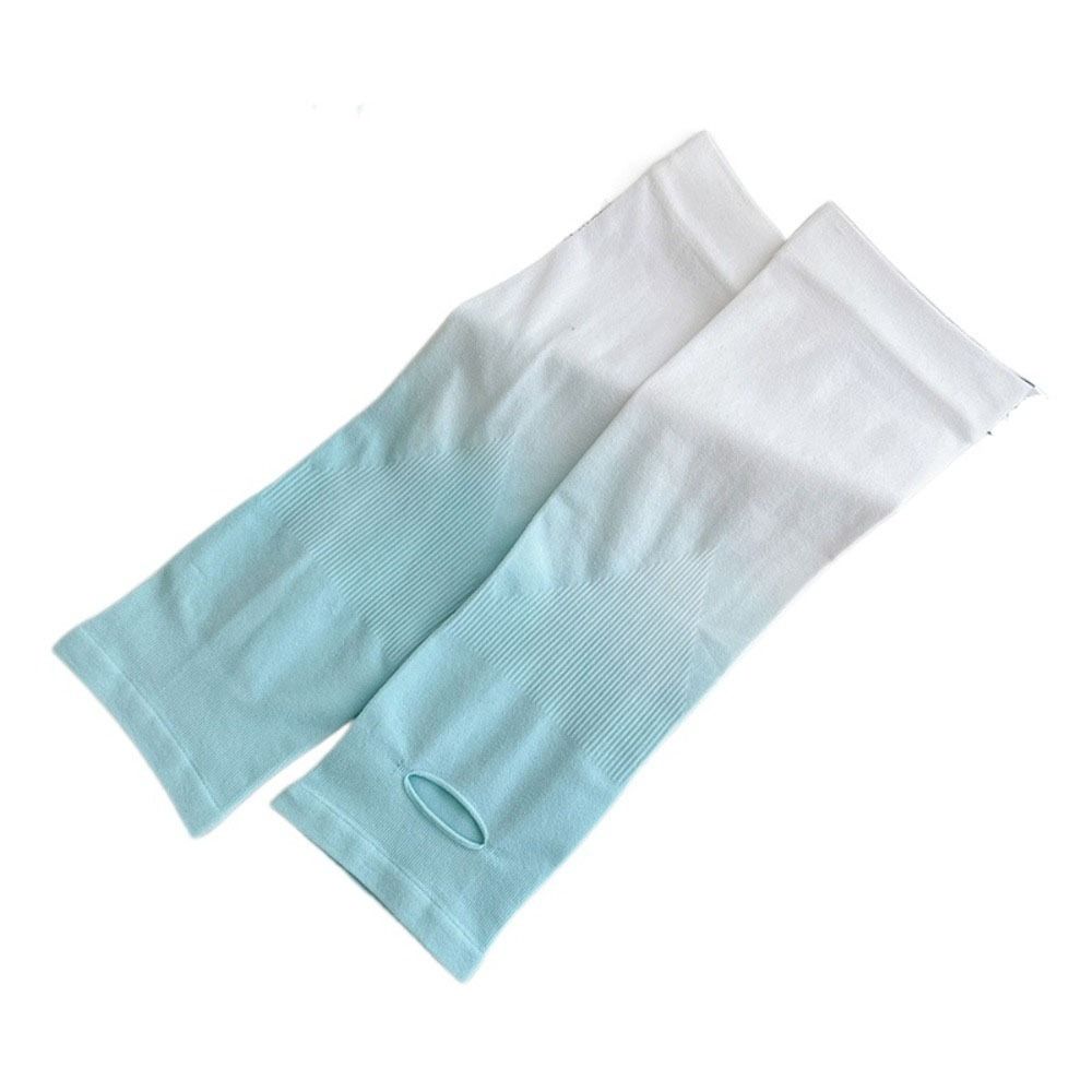 Spandex Gradient Color Sleeve Polyester Sun Protection Arm Cover Ice Silk Arm Sleeves  Kids
