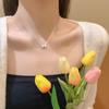 «Элегантное ожерелье на ключицу из жемчуга и циркония – универсальное, милое и свежее»