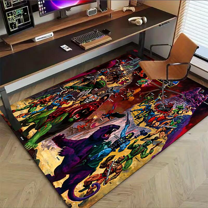 Masters Universe Adventure Carpet For Playroom Bedroom Living Room Sofa Home Decorkids Game Area Rug Nonslip Floor Mat