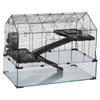 Wire Hamster Cage Habitat 29.5in Rodent Gerbil Small Animal House