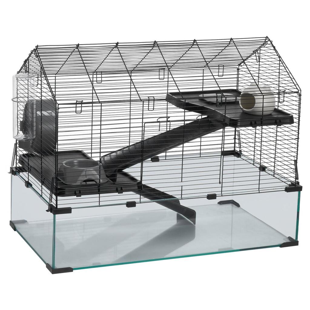 Wire Hamster Cage Habitat 29.5in Rodent Gerbil Small Animal House