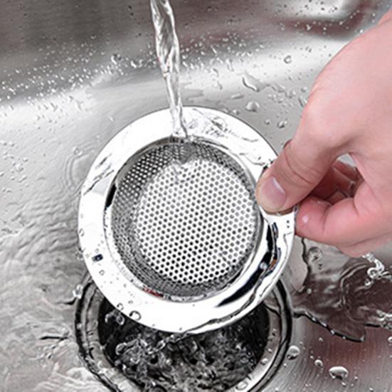 Sink Filter Bright Filtration Residue 4.5 Inches Outer Diameter Effective Drain Basket Strainer Home Kitchen Accessories for Hotel