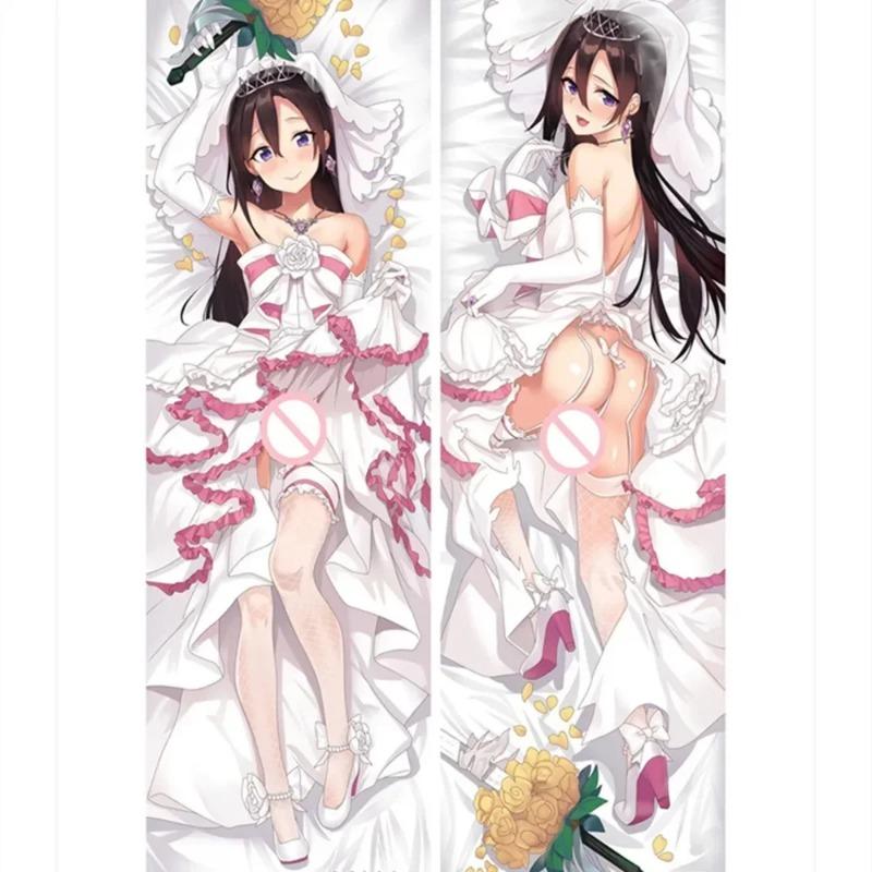 60x180 смSword Art Online Подушка Аниме Казуто Асуна Двусторонняя наволочка с принтом Обнимающая наволочка для тела Постельное белье Чехлы для подушек