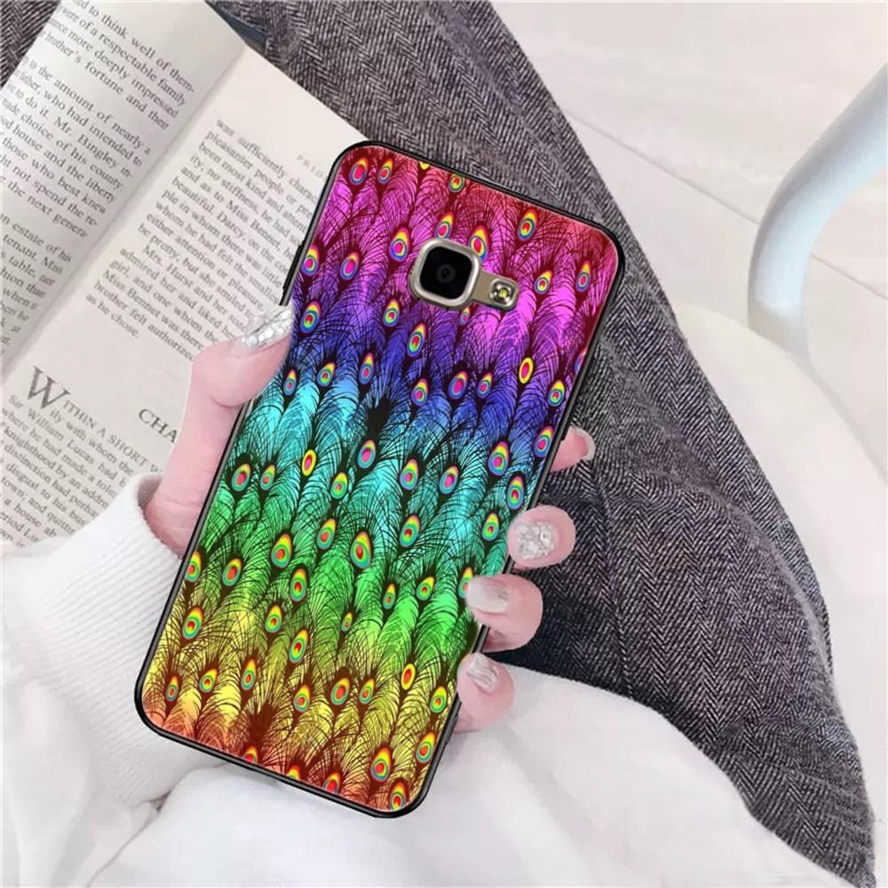 Чехол для телефона с павлиньими перьями для Samsung A 10 11 12 13 20 21 22 30 31 32 40 51 52 53 70 71 72 73 91 13 shell