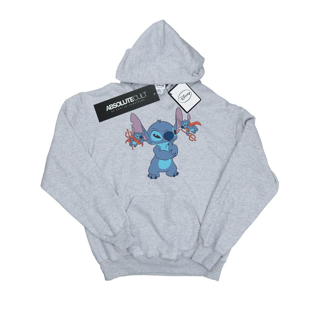 Disney Mens Lilo And Stitch Little Devils Hoodie