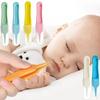 2pcs Baby Dig Booger Clip Infant Ear Nose Navel Clean Tool Kid Safety Tweezers Cleaning Forcep Toddler Nasal Cavity Care Supplie