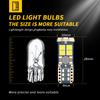 10 шт. Canbus W5W T10 Светодиодные лампы 12-SMD 12V/24V 6500K Белый 194 168 Лампы для салона автомобиля, карты, потолка, габаритного света Автомобильная лампа 4 Вт