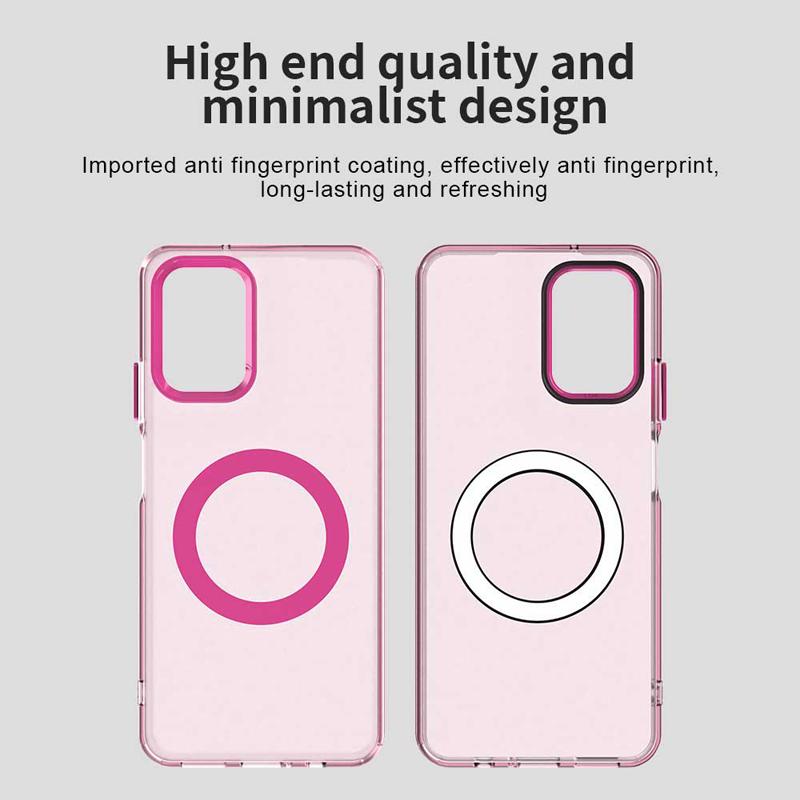 Чехол для Moto Edge 50 Neo Matte Skin Feeling, прозрачные магнитные чехлы для Motorola Edge 50 Neo, беспроводная зарядка, чехол Magsafe, чехол