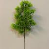 1 Branch Artificial Plant Fresh-keeping Vivid UV-resistant Flower Arrangement Fake Pine Stem