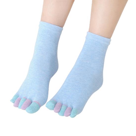Five-finger Socks High Elasticity Thermal Cotton Anti-skid Women Socks Female Socks