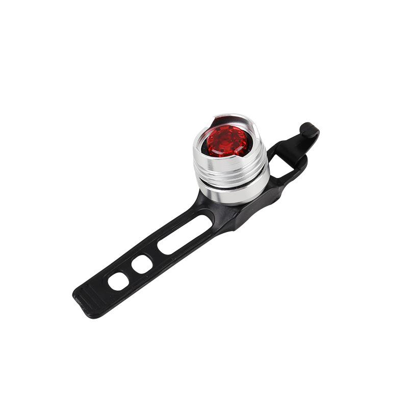 Bicycle Tail Light LED Aluminum Alloy Night Riding Ruby Safety Helmet Warning Light Riding Equipment Bicycle Accessories 7
