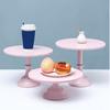 Craft Wedding Decoration Metal Rack Dessert Display Table Cake Stand Dessert Tray High-footed Tray