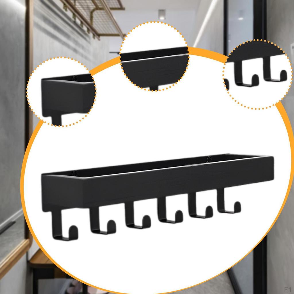 Настенная полка-ключница, вешалка для шляп, крючок для пальто, вешалка для одежды для спальни, гостиной