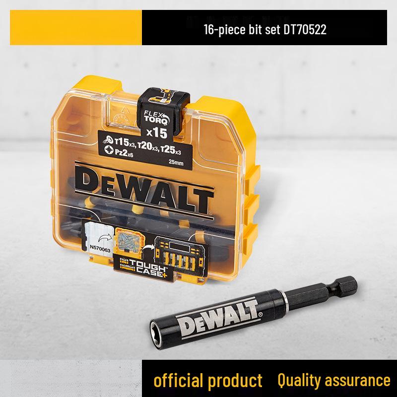 Набор бит для электрической отвертки - Сильно магнитные, Нескользящие, Высокая твердость, Крестовые (Phillips), Шестигранные (Hex), Torx, Вольфрамовая сталь.