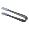 1pcs Stainless Steel Anti-skid Silicone Ice Clip Food Bread Clamp Food Grade Tongs Multipurpose Durable Clamp Sugar Cube Tongs