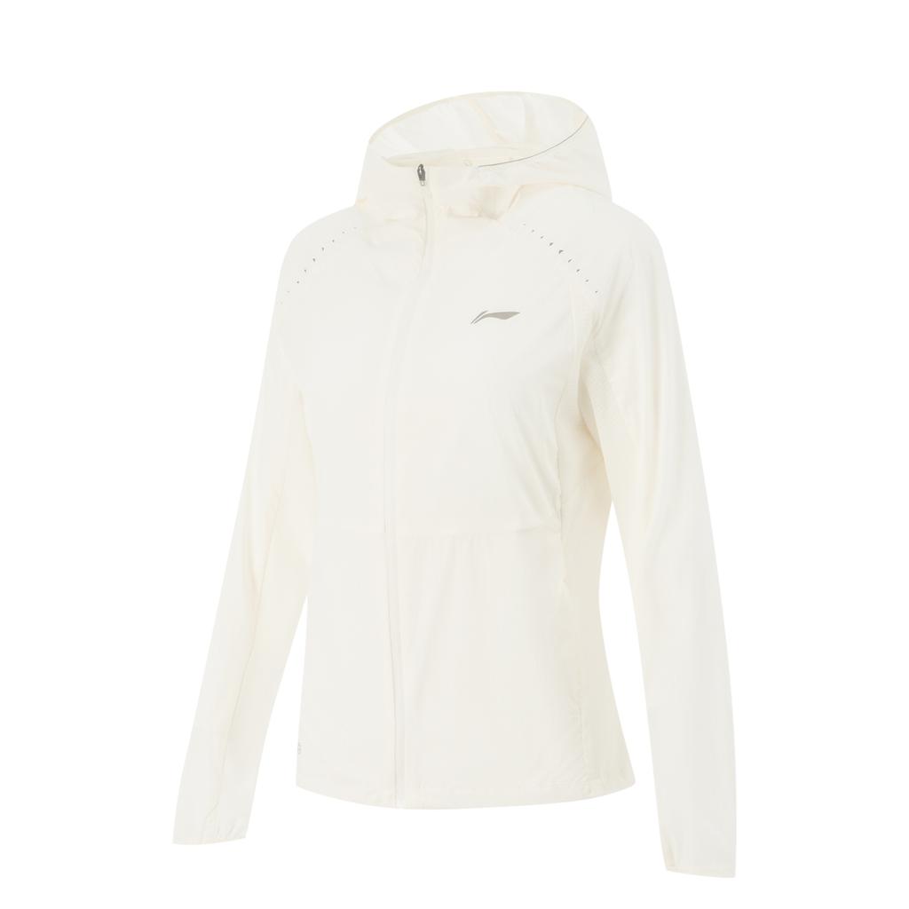 Li Ning Lightweight Hooded UV Protection Jacket With Logo Women Outerwear AFDV248-1