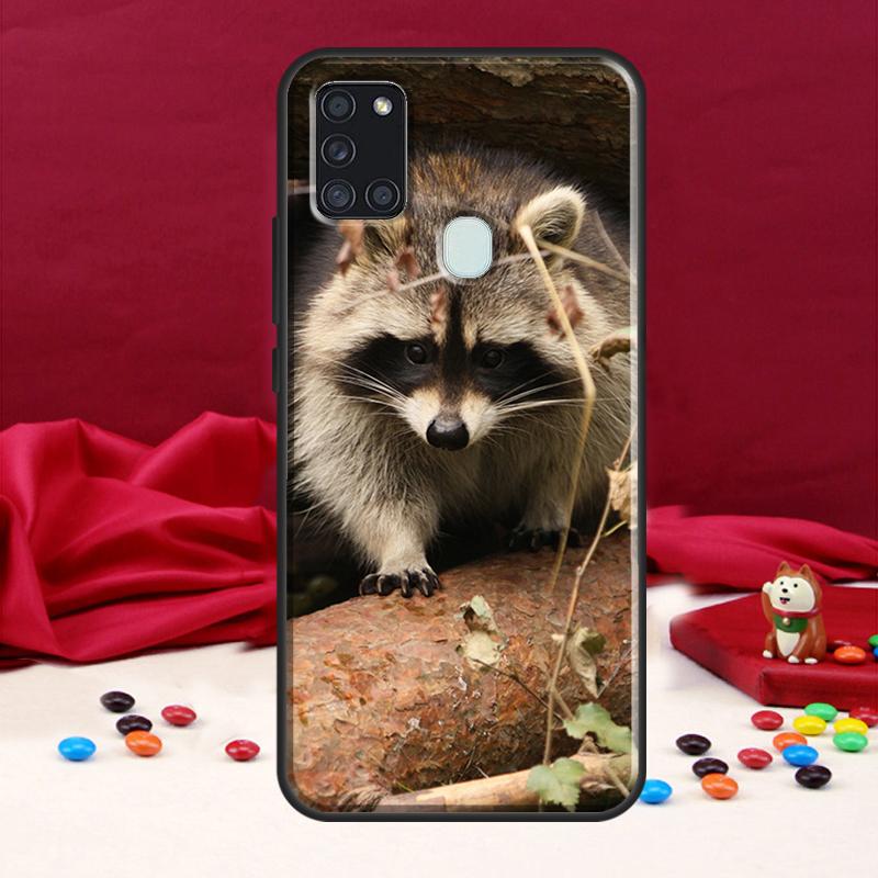 Чехол с изображением енота для Samsung Galaxy A34 A54 A14 A12 A22 A32 A52 A51 A71 A50 A53 A73 A13 Задняя крышка